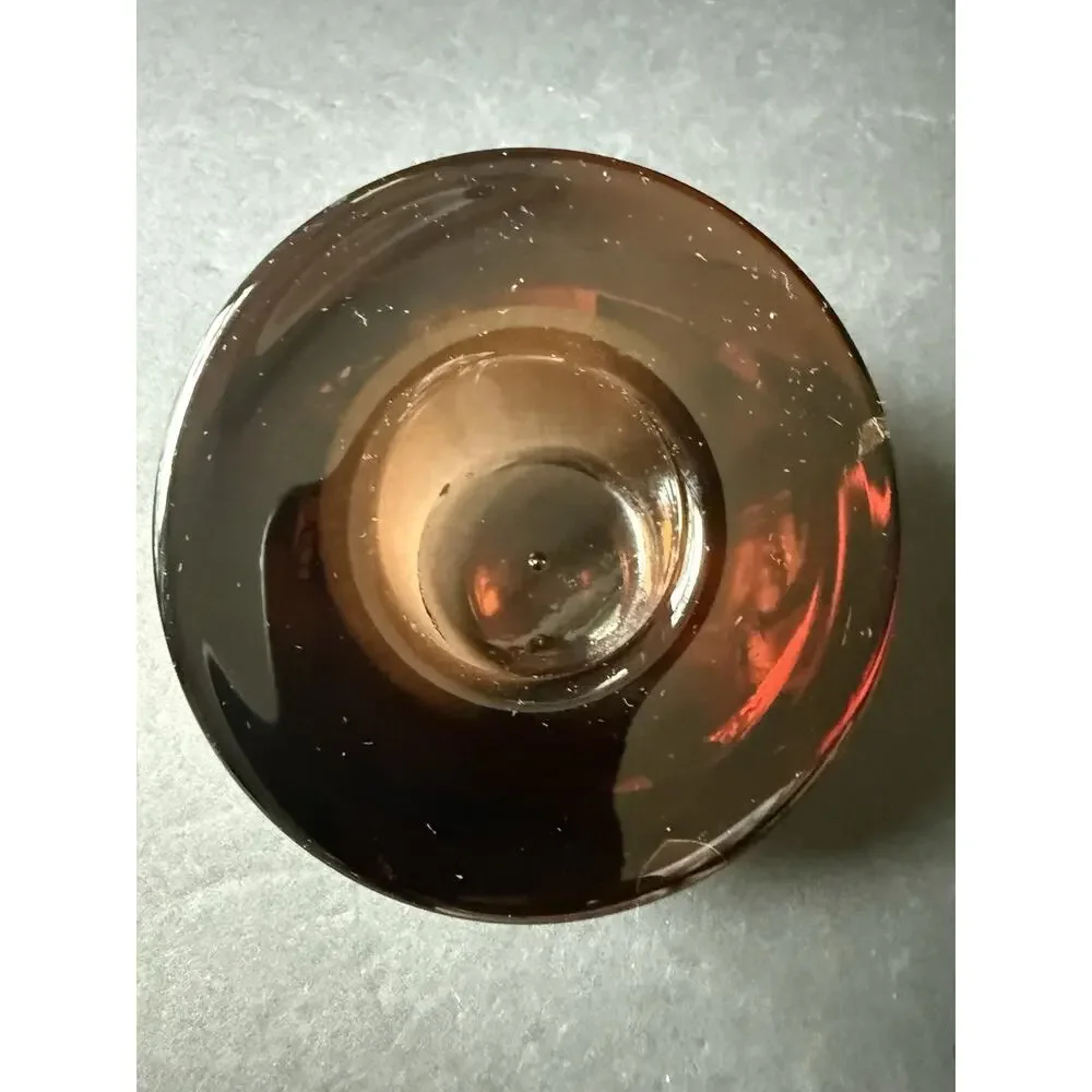 Orrefors Glass Votive Candle Holder Nordic Light Delight Bronze Lena Bergstrom